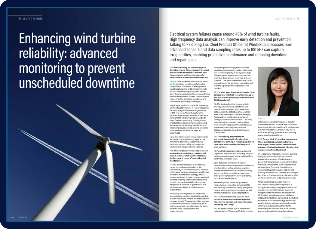 Enhancing Wind Turbine Reliability: Advanced Monitoring to Prevent Unscheduled Downtime